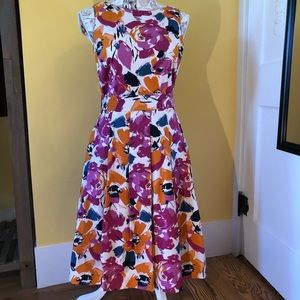 Carole Little dress floral abstract